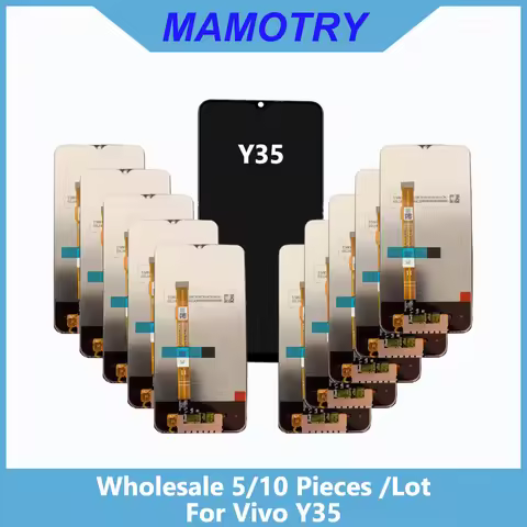 Wholesale 5/10 pieces / Lot 100% Tested For Vivo Y35 4G 5G Screen Lcd Display With Touch Assembly