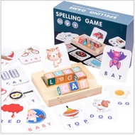 Wooden block Spelling Game