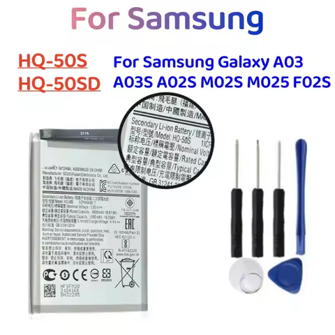5000mAh Replacement Mobile Phone Batteries HQ-50SD HQ-50S For Samsung Galaxy A03 A03S A02S M02S M025
