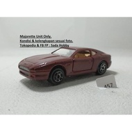MERAH DIECAST MAJORETTE ASTON MARTIN DB7 RED UNIT ONLY CADATOYS