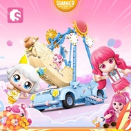 Sembo Block 616207 Amusement Park Series Rocking Boat Car Deco Bricks Toy Boy Girl Gift Decoration