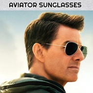 Aviator Retro Style Large Metal 62mm Sunglasses 107L