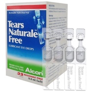 Alcon Tears naturale free lubricant eye drops 32's reclosable vials 0.8ml