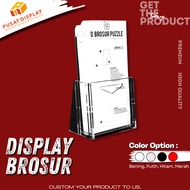 Acrylic Brochure Display with Various Pockets Acrylic Brochure Display A4