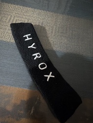 HYROX 黑色運動頭帶