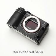 (พร้อมส่ง) Mr Stone เคสกล้อง โซนี่ Sony A7CII / A7CR เคสหนังวัวแท้ พรีเมียม case Sony A7C MARK2
