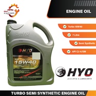 [HYO]  15W40 7 Litre TURBO SEMI SYNTHETIC ENGINE OIL