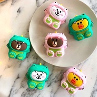 line friends 熊大brown sally cony蘋果airpod 1/2代無線藍牙耳機保護套airpods pro