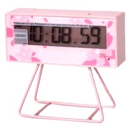 Seiko Pink Sakura Digital Timer Alarm Clock QHL082-P QHL082P QHL082PN