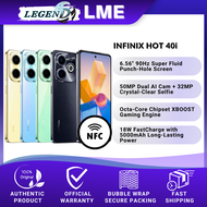 Infinix Hot 40i (16GB*RAM+256GB ROM) Original Smartphone Infinix Malaysia Warranty