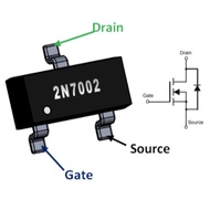 {fast delivery}N-CHANNEL ENHANCEMENT MODE FIELD EFFECT TRANSISTOR 2N7002 MOSFET N-CH 60V 115MA TO236