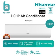 Hisense Standard Inverter Air Conditioner (1.0HP) R32 AI10TUGS