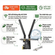 TP-Link Archer T4E AC1200 PCIe Dual Band 5GHz High Speed Wifi Card for PC