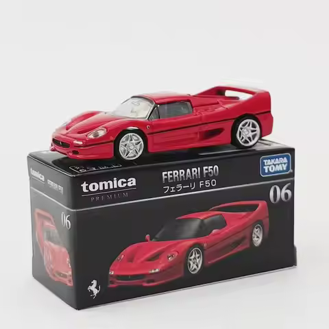 In Stock Original TOMY Tomica Premium TP06 Ferrari F50 1/62 Alloy Diecast Car Model Collection Gift