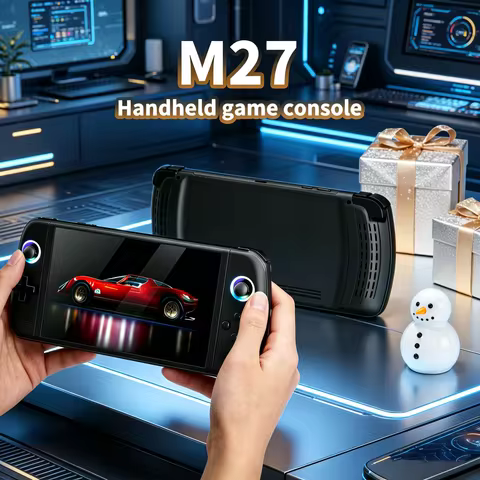M27 7-inch IPS Screen Retro Handheld Game Console Supports Linux System Classic Video Games Portable
