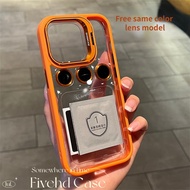 Luxury HD Acrylic Shockproof Case for IPhone 15 14 13 12 11 Pro Max IPhone 11 with Lens Full Cover P