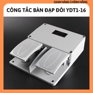 YDT1-16 dual foot pedal switch, double foot pedal switch, YDT1-16 foot switch,aluminum pedal,table c