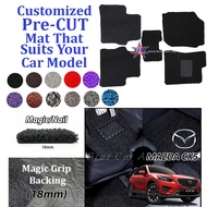 Mazda CX5 18MM Customized PRE CUT PVC Coil Floor Mat Anti Slip Carpet