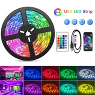 [USB Low Voltage 5V Light Strip] 5050RGB Light Strip Set 24 Button LED Light Strip RGB Light Strip
