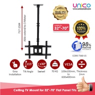 Unicomall LCD LED TV Bracket Ceiling Wall Mount Hanger 32” - 70” inch