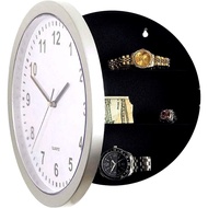 DL Wall Clock & Hidden Safe Box in One - 10inch Wall Safe Clock - Concealment Furniture with Hidden 