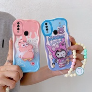 Phone Back Cover For Oppo A8 A31 2020 4G 3D Luxury Cute Cartoon Candy Soft Silicone Phone Holder Bra