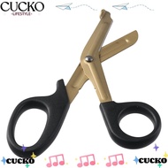 CUCKO Nurse Scissors, Stainless Steel 18cm Trauma Shears, Titanium plating Bandage Scissors