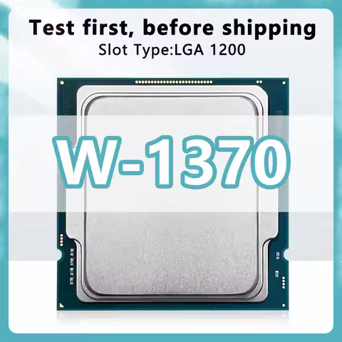 Xeon W-1370 CPU 14nm 8 Cores 16 Threads 2.9GHz 16MB 80W processor LGA1200 for W480 W580 Chipset moth