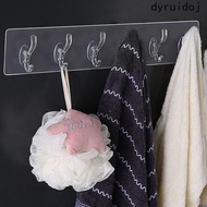 DYRUIDOJ Storage Rack Practical Traceless for Bathroom,Kitchen PVC Multi-Application Clothes Hanger