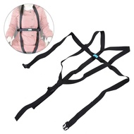 djjib Simple Safety Wheelchair Seat Belt Restraint Chest Cross Harness Chair Strap For Paralysis Elderly Patients Cares Adjust
