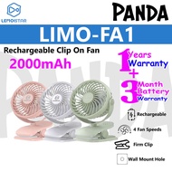 LEMOISTAR LIMO-FA1 Rechargeable Clip On Fan