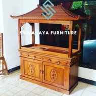 BUFET AQUARIUM KABINET AQUARIUM KAYU JATI