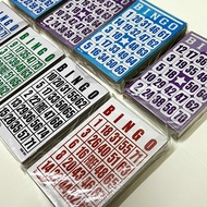 5/8/10/15 bundle Bingo Card assorted colors in pack by 50/100pcs