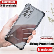 Phone Case for Samsung Galaxy A32 5G 6.5 inch SM-A326B A326BDS Soft Silicone Translucent Black Jelly