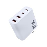 100W GaN PD Charger 100W High Power Folding Pin Dual USB+Dual PD Charger 100W Direct Charge
