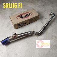 SRL115 FI LEO EXHAUST OPEN CONE Q75 YAMAHA LAGENDA SRL115 FI