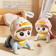1pc Baby Crawling Toy - Sitting And Prone Toy, Musical Toy (1 Song), Develop Motor Skills Learning C