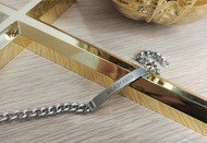 Walk by faith鈦鋼銀男女手鍊/福音/基督教禮品/聖誕禮物/情侶