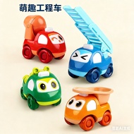 2026 New Style Q Cute Cartoon Inertial Engineering Vehicle Boys Inertial Mini Engineering Vehicle Ch