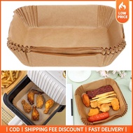 【COD&amp;Ready Stock】50pcs/pack 16x16cm Non Stick Air Fryer Disposable Paper Liner Oilproof Waterproof Baking Papers