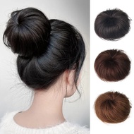 Synthetic Donut Roller Elastic Blonde Bun Hair Chignon Synthetic Donut Roller Hairpieces High Temper
