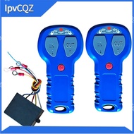 12V 24V Waterproof Car Wireless Winch Electric Remote Control Blue Plastic Wireless Winch Electric R