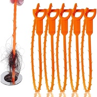 5pcs Drain Snake, Drain Clog Remover,Hair Snake Tool Drain Opener,Sink Snake for Sewer Kitchen Sink 