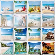 landscape printing pillowcases home decoration car sofa cushion cover 40x40cm