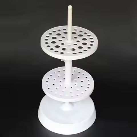 Laboratory plastic disc pipette holder, glass pipette holder, 44 hole large belly pipette holder, bu