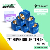 TOBAKI Super CVT Roller XMAX FORZA ELEGAN250 RT3  13G 14G 15G 16G 17G 18G 19G 20G 21G 22G 23G 23x18 
