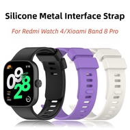 สายซิลิโคนสำหรับนาฬิกา Redmi 4/สาย Xiaomi Mi 8 Pro เปลี่ยนสายรัดข้อมือบน Xiaomi Redmi Watch4 TPU นุ่มสายรัดสมาร์ทวอท์ช