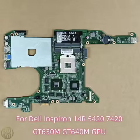 DA0R08MB6E4 DA0R08MB6E2 Motherboard 0HMGWR HM77 GT630M GT640M For Dell Inspiron 14R 5420 7420 DDR3 F