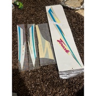 Black yamaha touch 4XC sticker striping