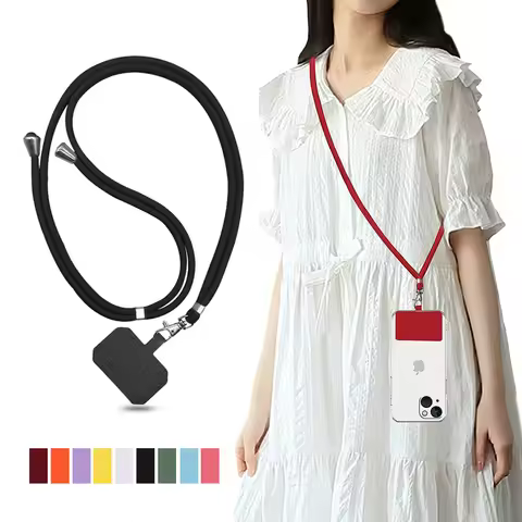 Phone Lanyard Universal Cell Phone Lanyard with Adjustable Nylon Neck Strap For iPhone 14 13 12 Pro 
